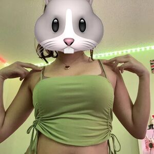 Really cute green crop top